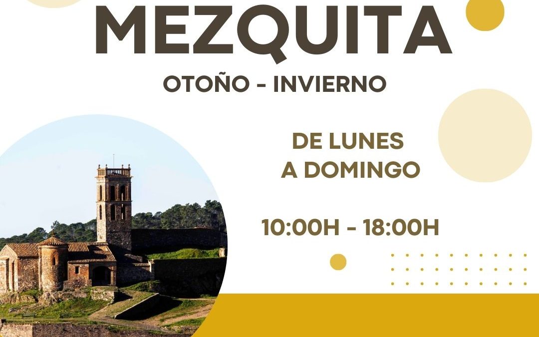 NUEVO HORARIO MEZQUITA DE ALMONASTER LA REAL